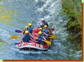 Rafting sur l'Aude à Axat
