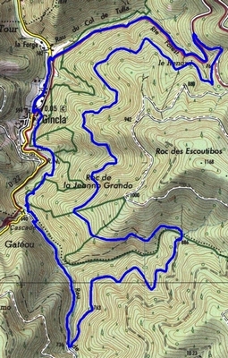 Carte du chemin du Renard